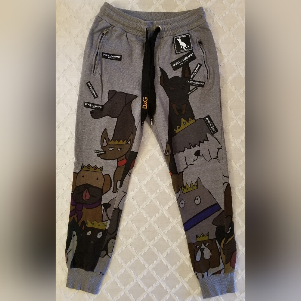 Dolce & Gabbana YEAR OF THE DOG sweatpants
